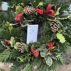 8 inch grave wreath