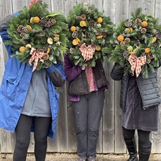 Wreath Making Class Friday 27th November  1030am - 1pm